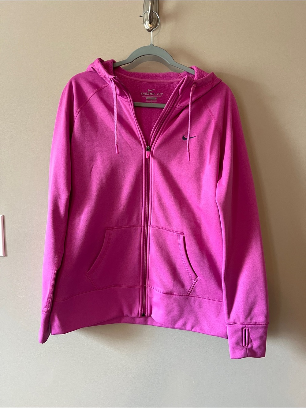 Nike Women’s Hot Pink Full-Zip Hoodie Jacket